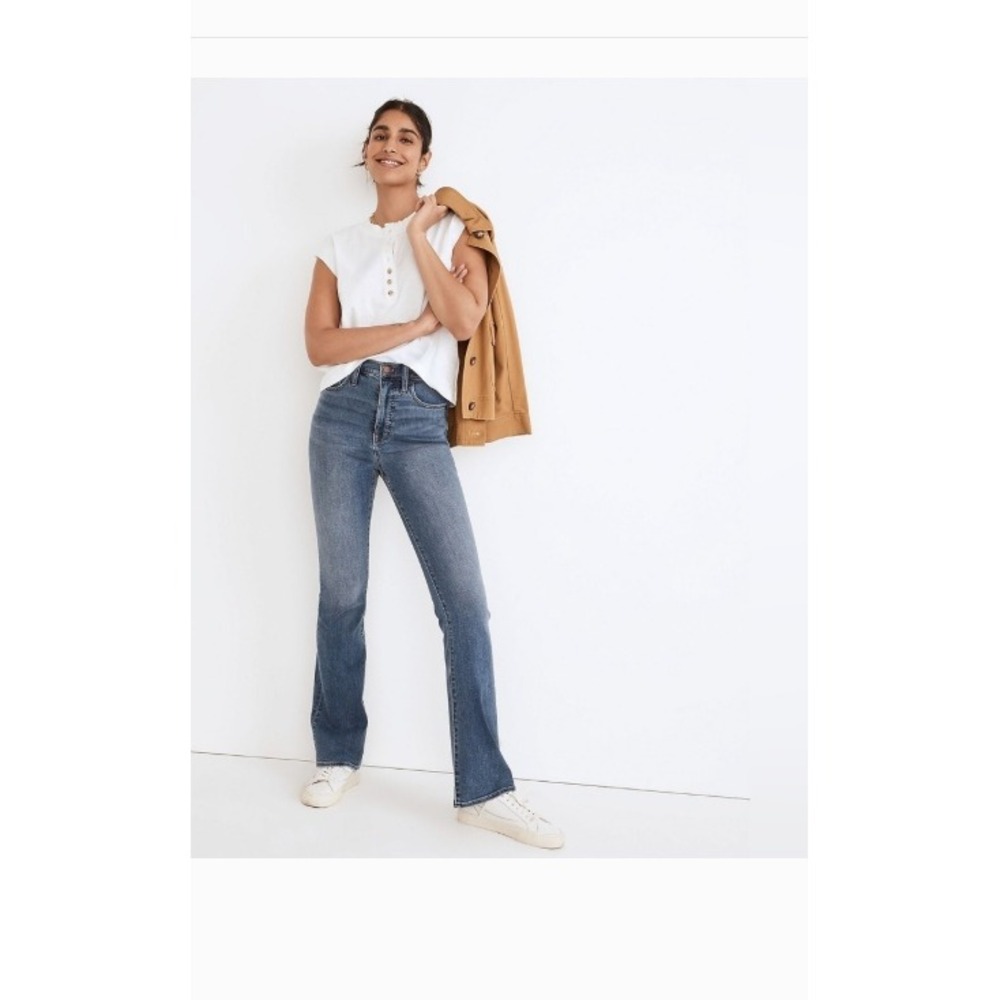 Madewell Roadtripper Skinny Flare Blue Stretch Casual Classic Western Boho 27